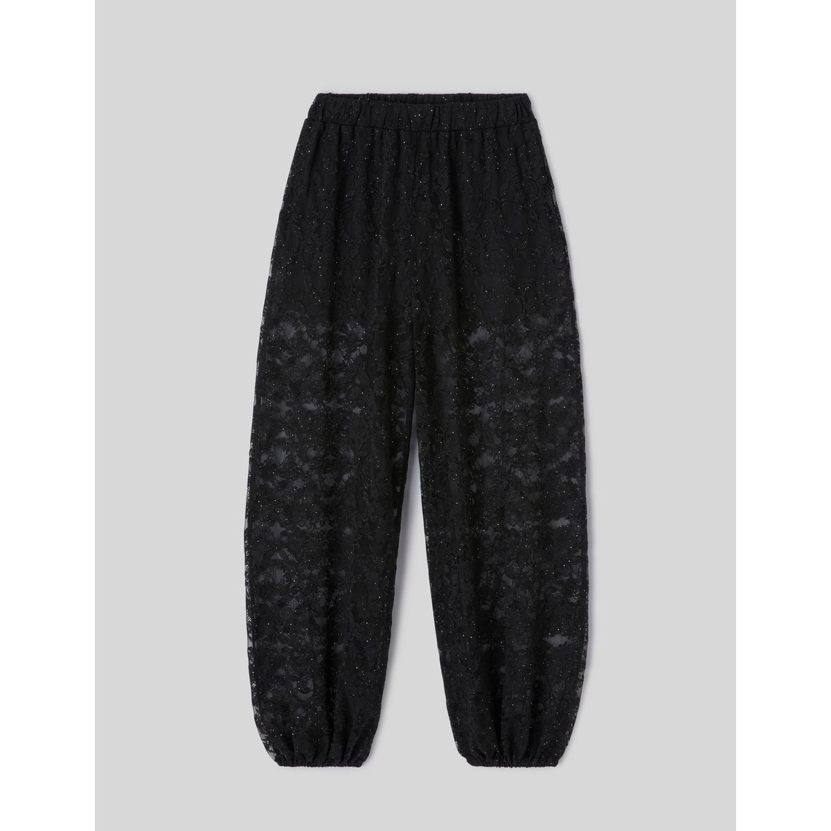 Pantalon bouffant en dentelle noir, BZB