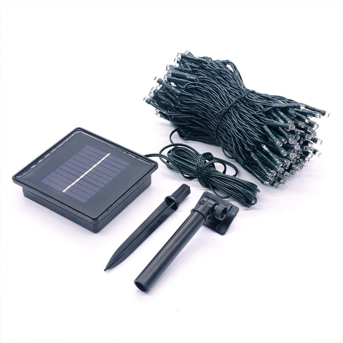 Guirlande solaire YOGY noir, LUMISKY