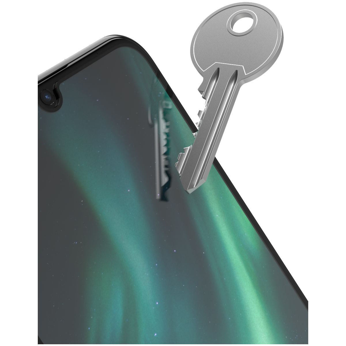Smartphone Aurora A30 4G+ Etui + Protège écran couleur unique, DORO