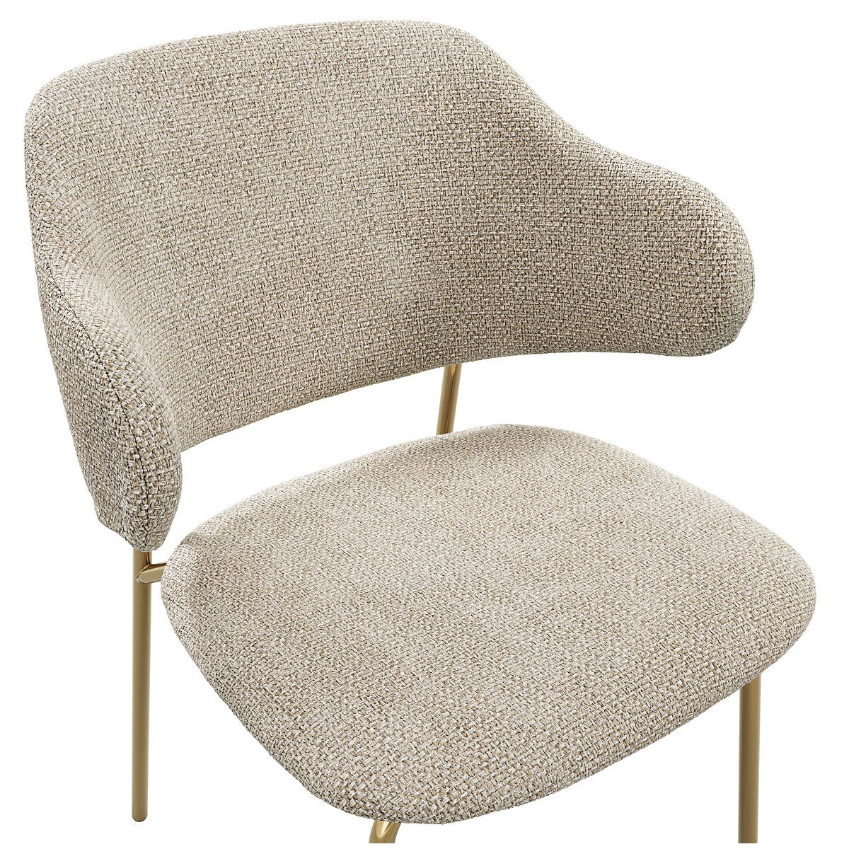 Grantchester Curve Upholstered Dining Chair (set of 2) wheat, ÉDITÉ