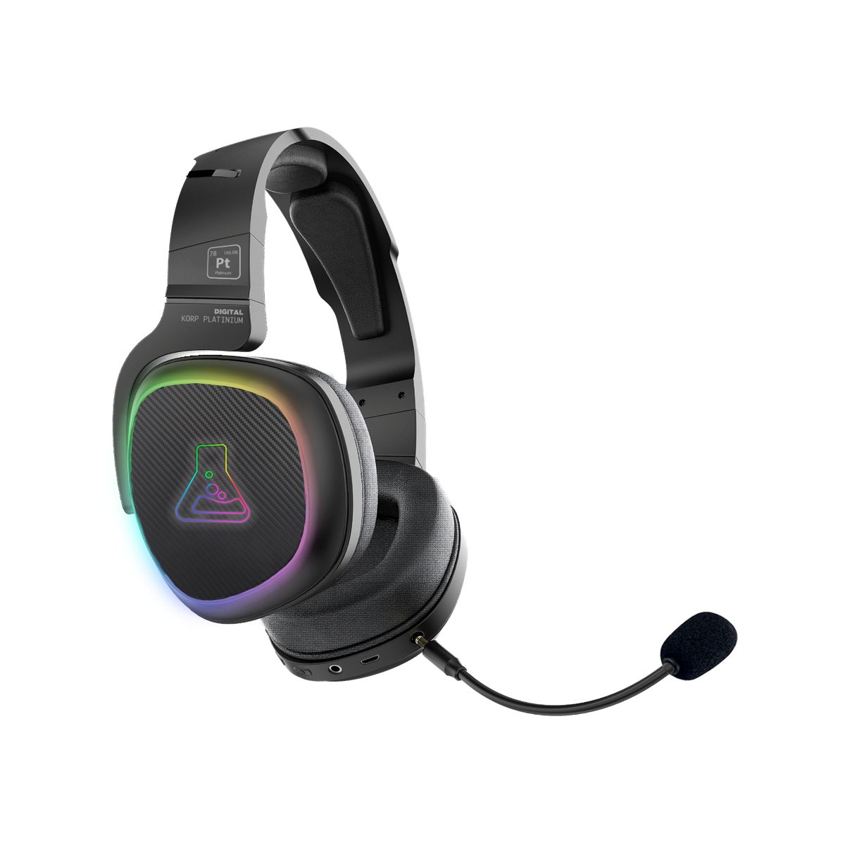 Casque gamer KORP RADIUM NOIR couleur unique, THE G-LAB