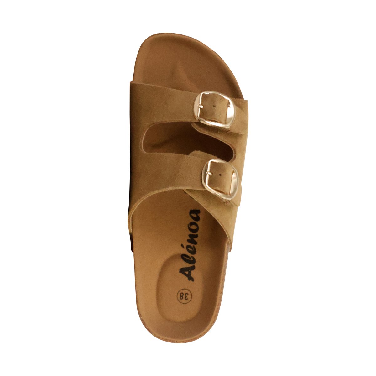 Mules Cuir Alénoa camel, THE DIVINE FACTORY