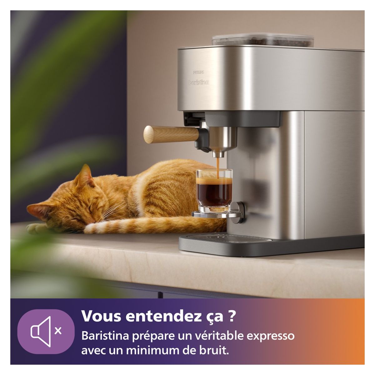 Machine à expresso Baristina Plus BAR500/00 Iced Coffee couleur unique, PHILIPS