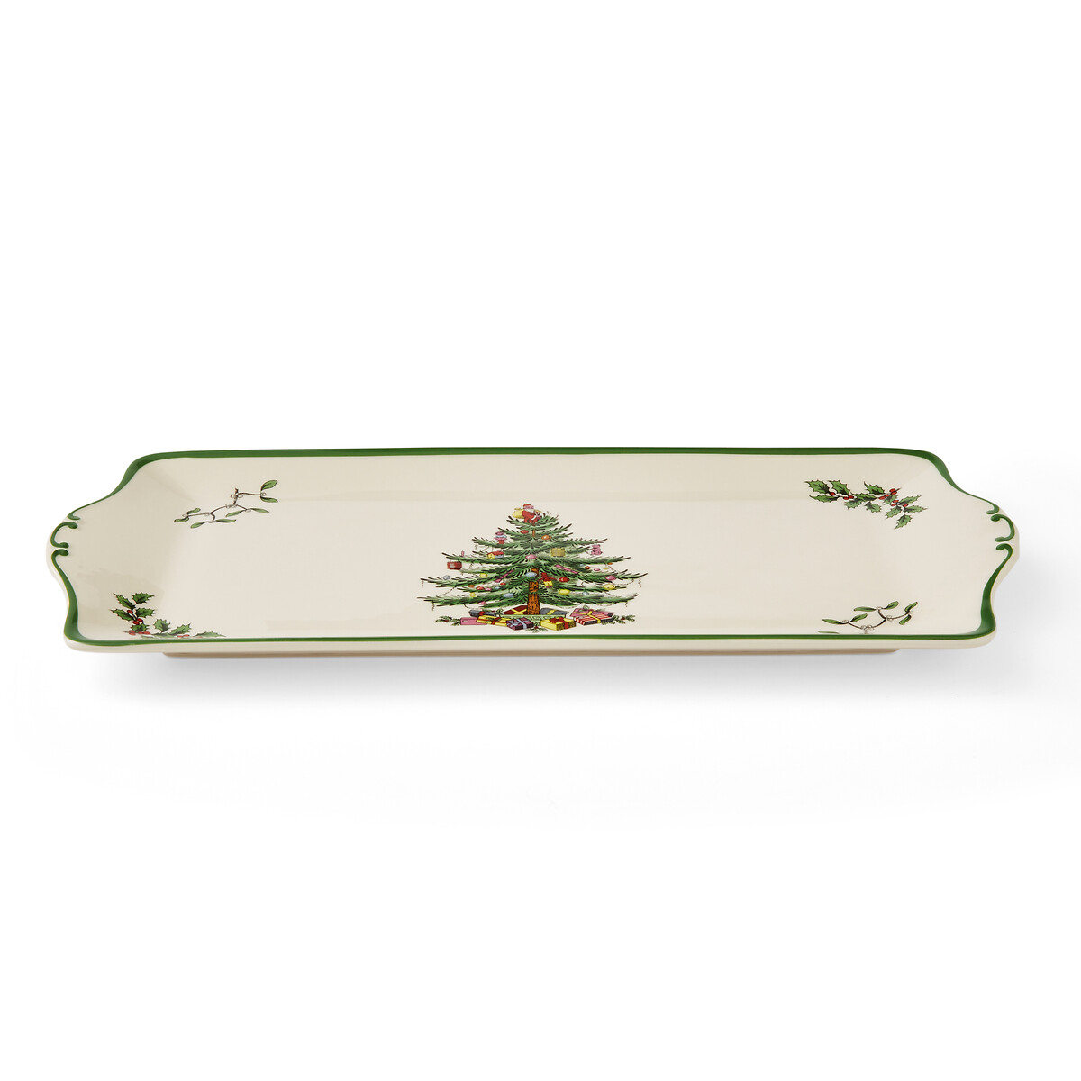 Christmas Tree Sandwich Tray white, SPODE