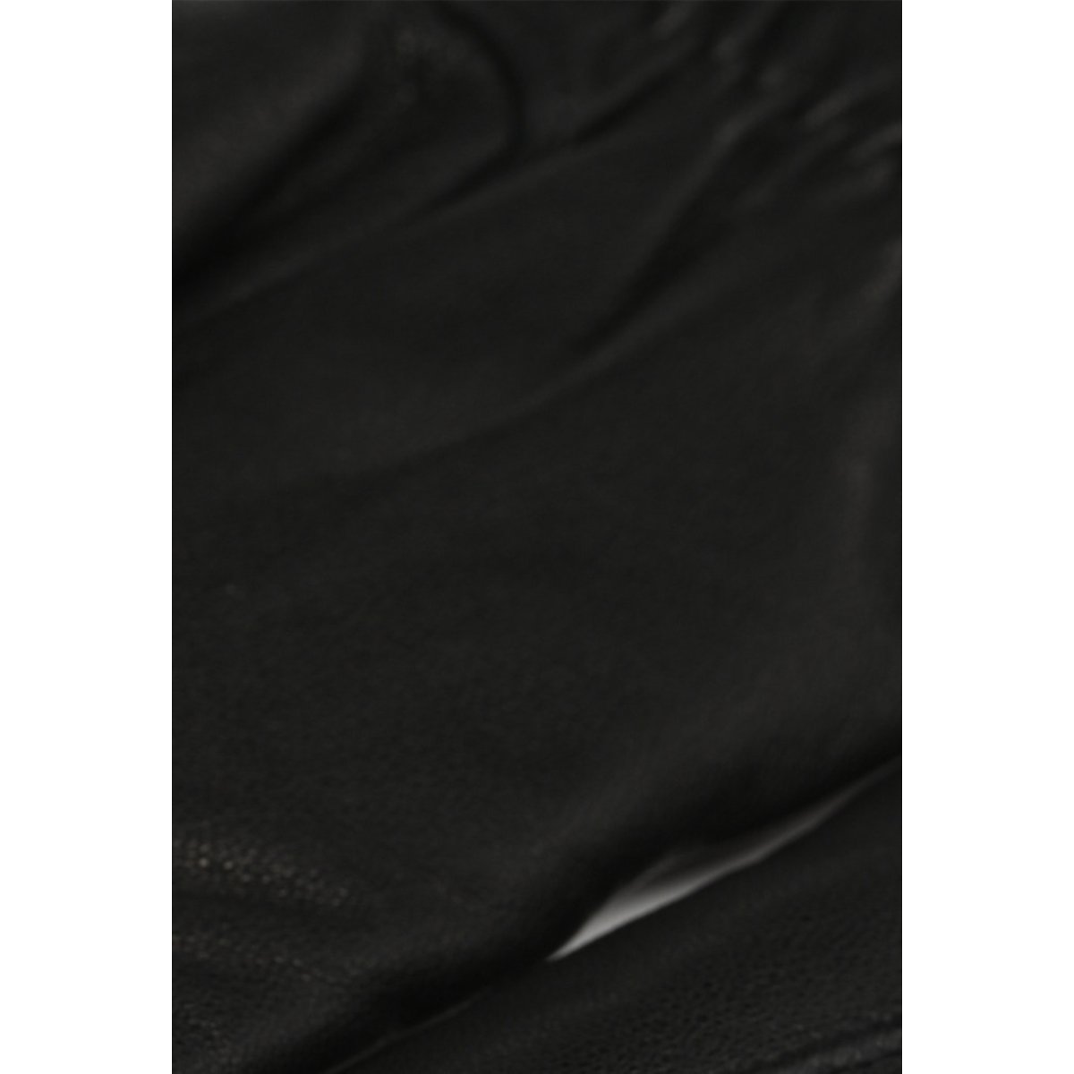 Gants tactiles en cuir noir, MONOPRIX