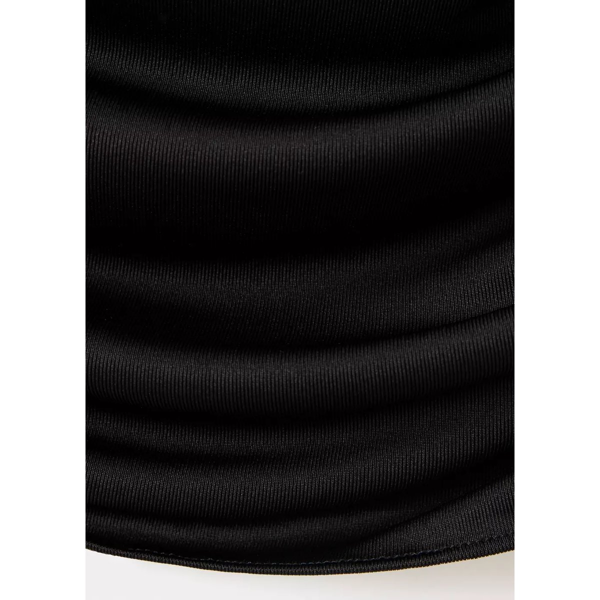 Top manches froncées noir, MANGO