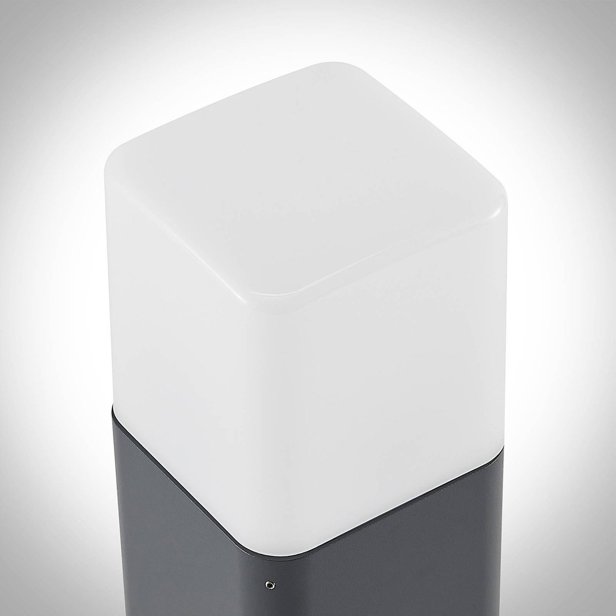 Luminaire extérieur en aluminium moderne anthracite, blanc, LUCANDE