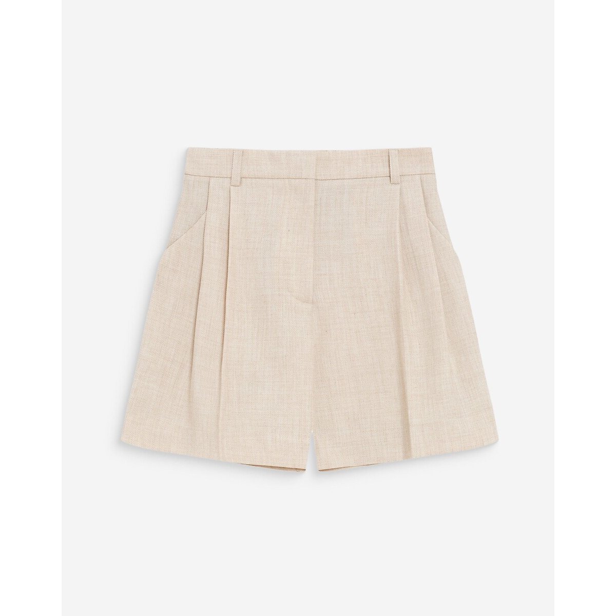 Recht gesneden short VITE beige , GRACE & MILA