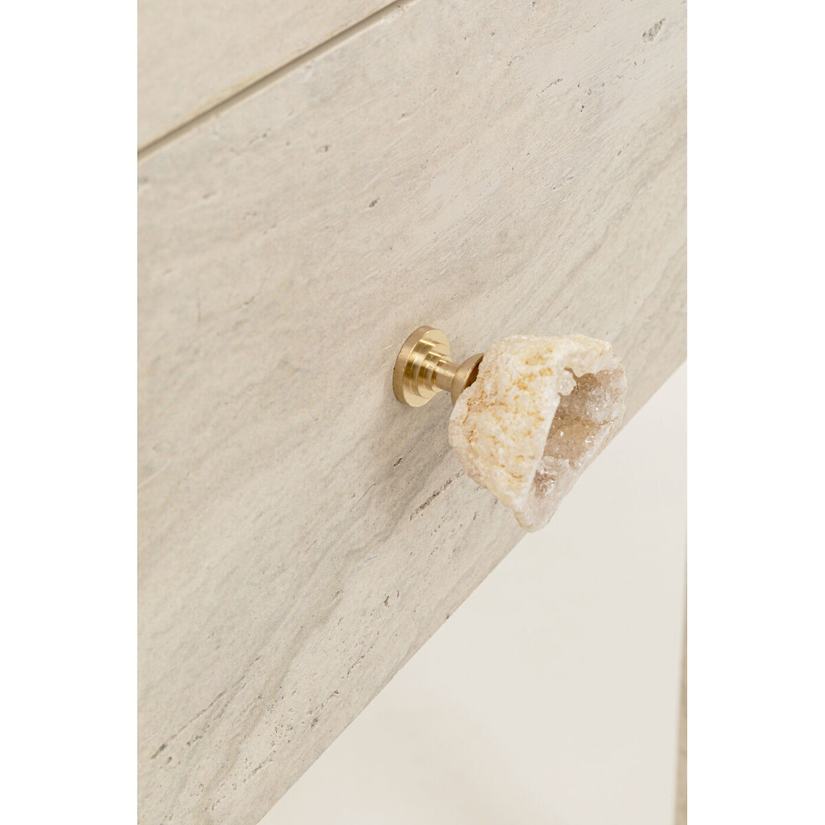 Konsole Travertino Drawers 100x77cm beige, KARE DESIGN