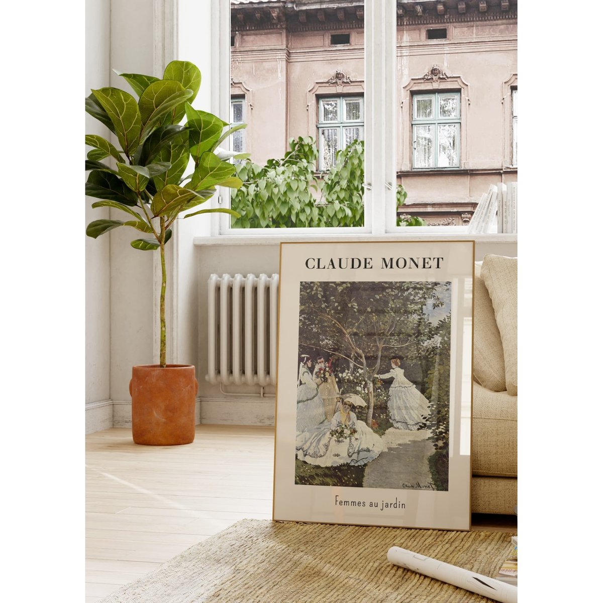 Affiche Claude Monet - Femmes au Jardin blanc, L'AFFICHERIE