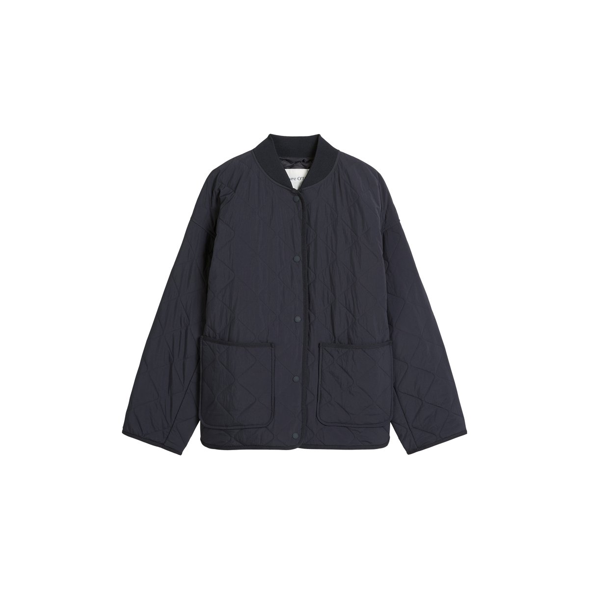 Veste matelassée regular en nylon recyclé bleu foncé, MARC O’POLO DENIM