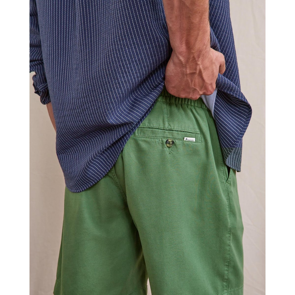Short élastique CHEVRE vert sapin, FAGUO