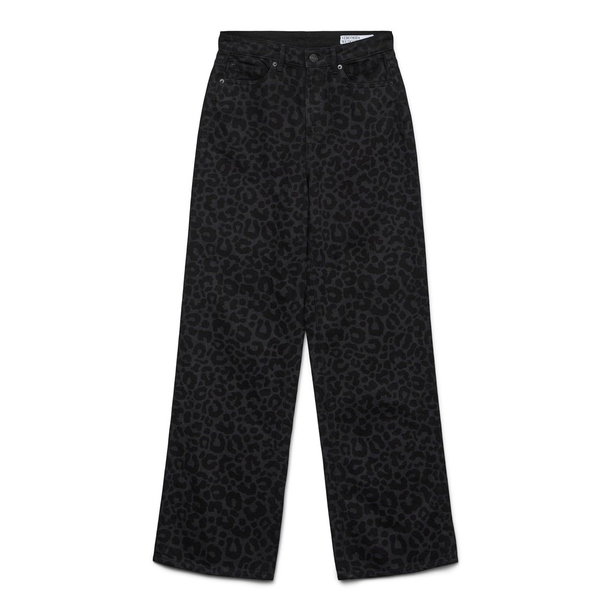 Jean À Coupe Large black denim, VERO MODA