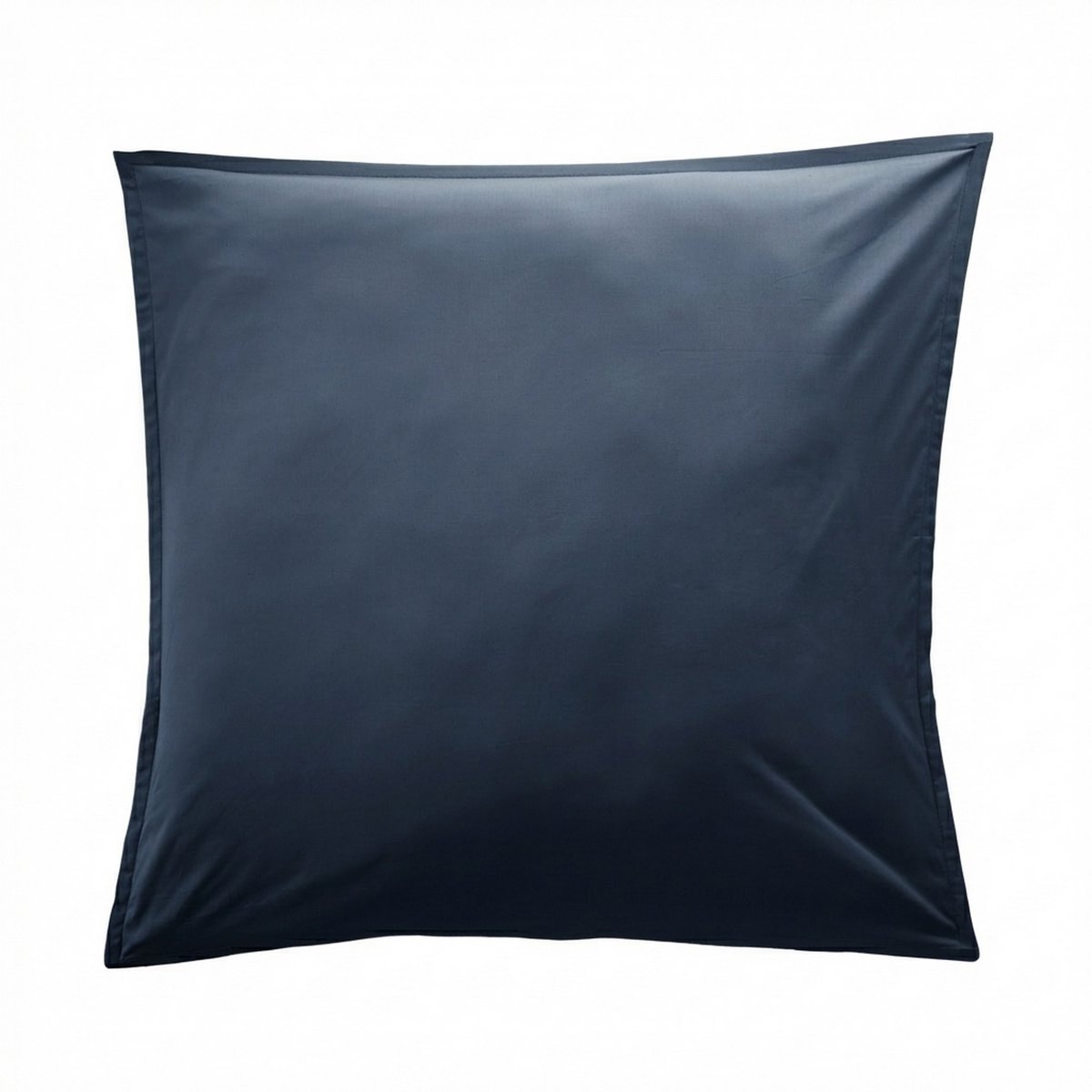 Taie d'oreiller en 100% Percale de Coton bleu nuit, EDEN