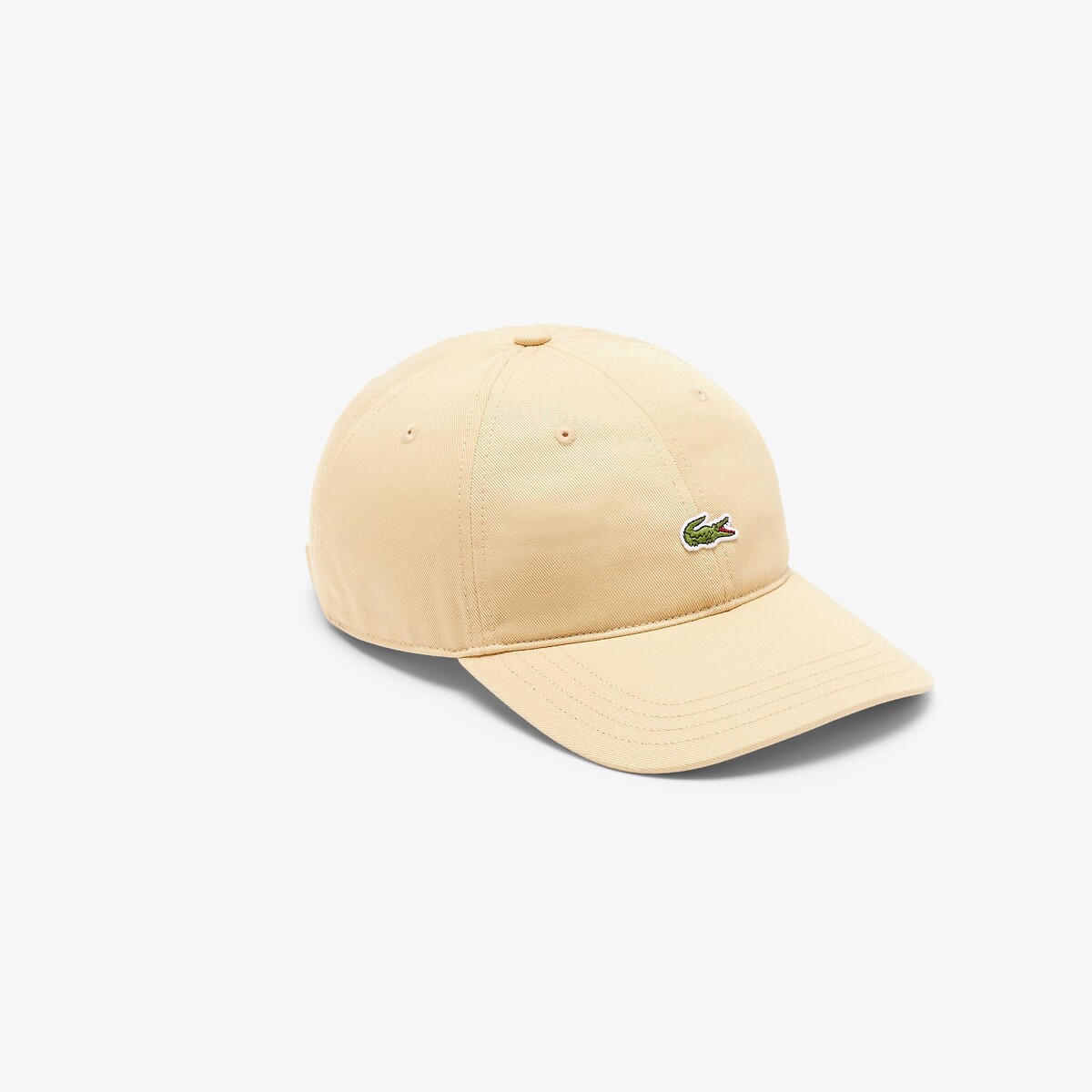 Mütze aus Baumwoll-Twill beige, LACOSTE