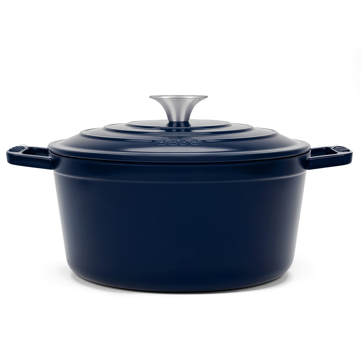 La Fonderie 1890 - Cocotte en fonte 25cm bleu, LA FONDERIE