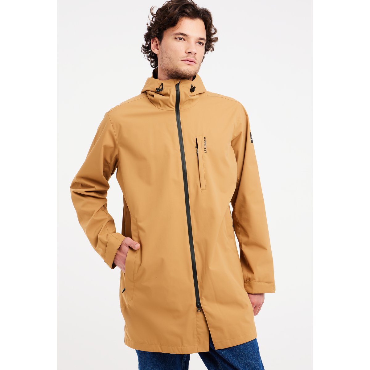 Veste de pluie PRTTHOREAU fudgecamel, PROTEST