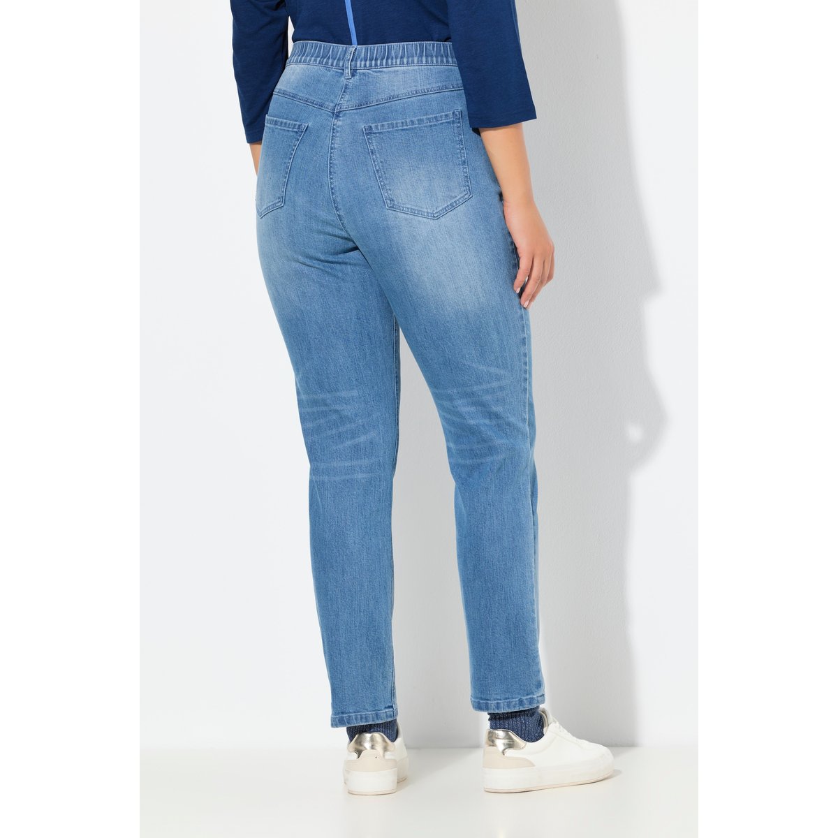 Jean Mia, jambe droite et fine bleu jean, ULLA POPKEN