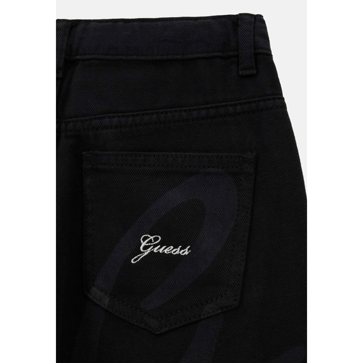 Pantalon Denim Wide-Leg noir, GUESS KIDS