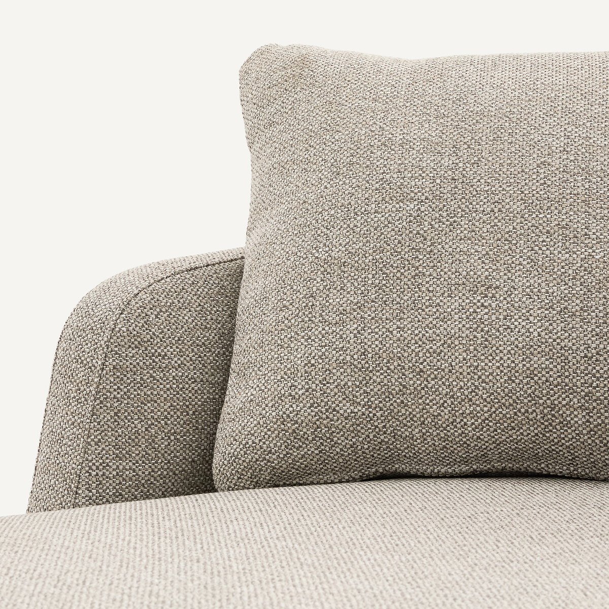 Méridienne en mélange texturé, MODERNISTE gris moyen, AM.PM X EMMANUEL GALLINA