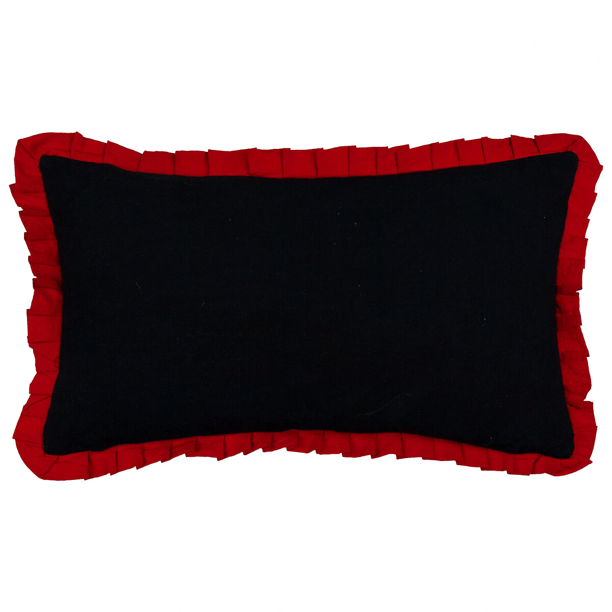 Darklings Beetle Filled Cushion 50x30cm black/raspberry, SO'HOME
