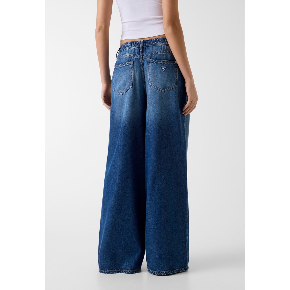 Jeans À Jambes Larges bleu, GUESS
