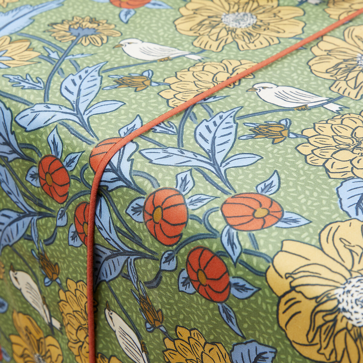 Drap plat satin de coton, Johanna imprimé, LA REDOUTE INTERIEURS