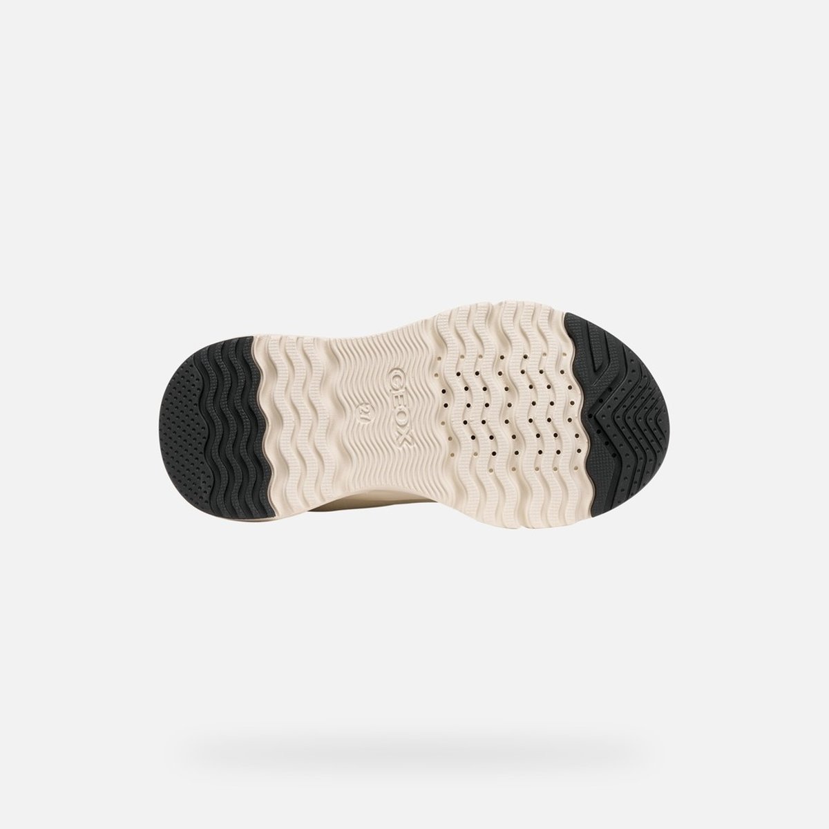 Baskets  J LOFTUS ivoire clair/platine, GEOX