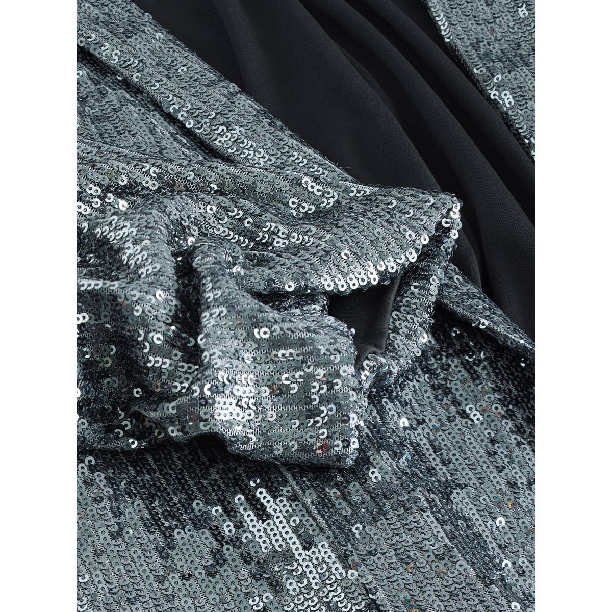 Blazer à manches froncées et sequins gris, NEXT