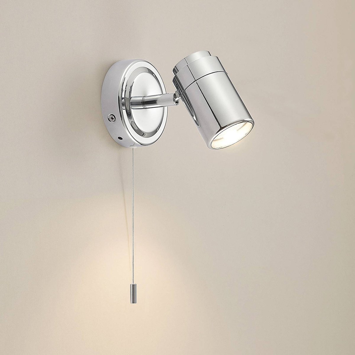 Applique en métal moderne, Remilan chrome, LINDBY