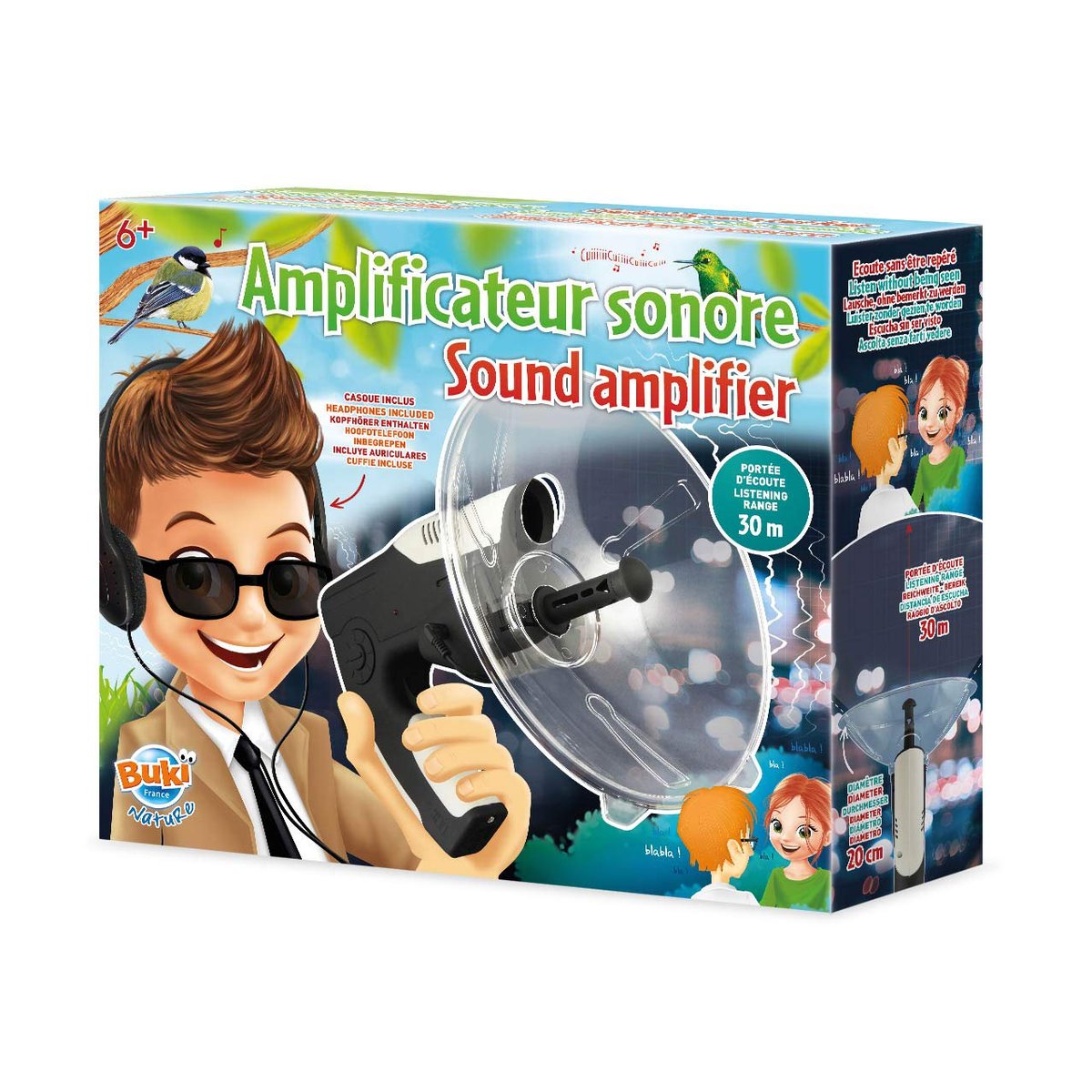 Amplificateur sonore noir, BUKI FRANCE