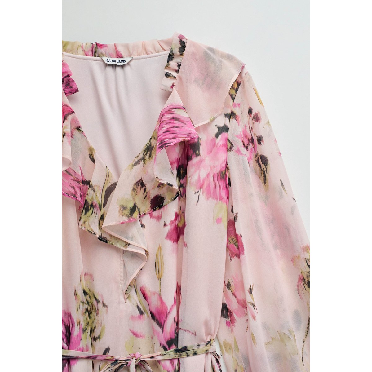 ROBE À MOTIF FLORAL rose, SALSA JEANS