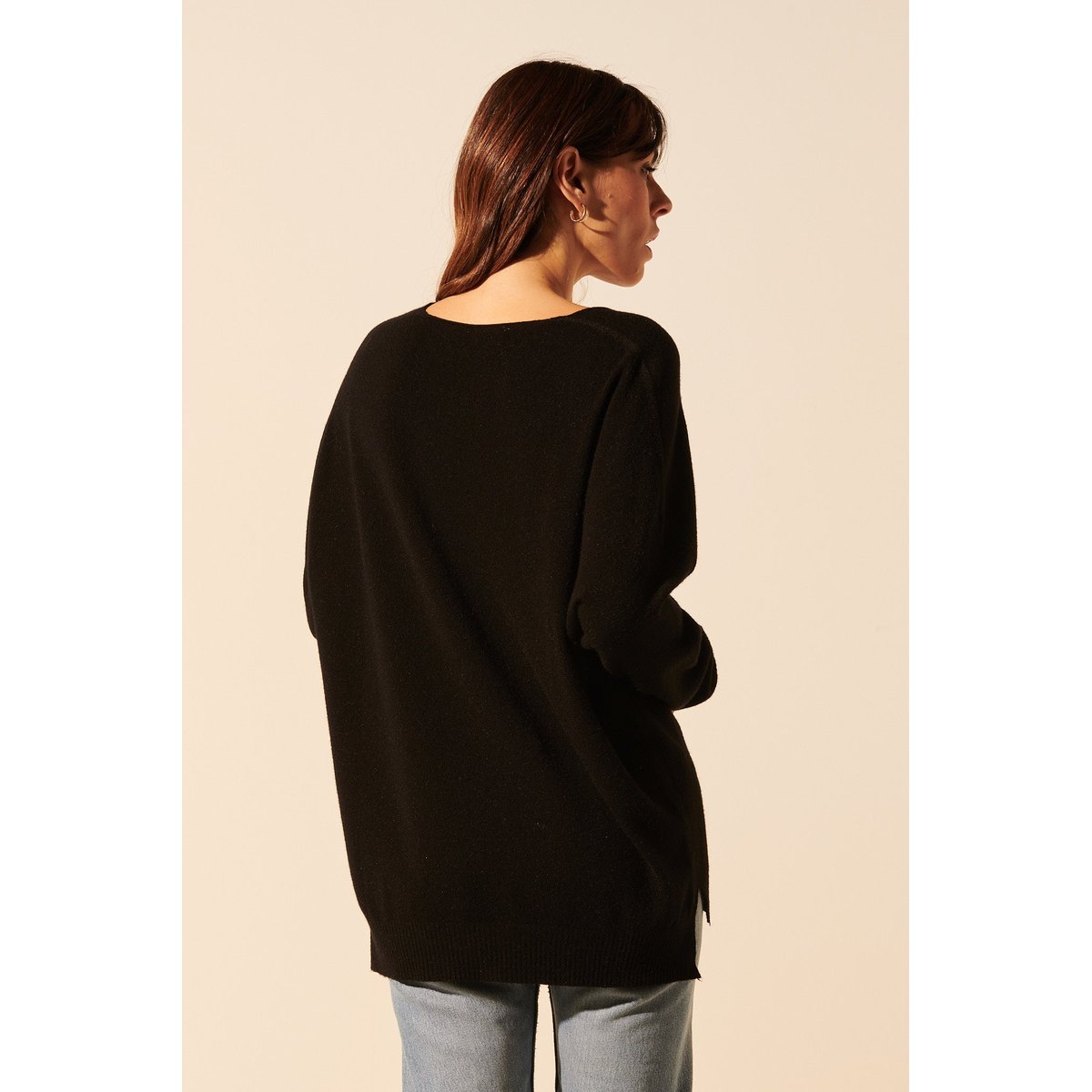 Pull manches longues GREGORIO noir, BENOA
