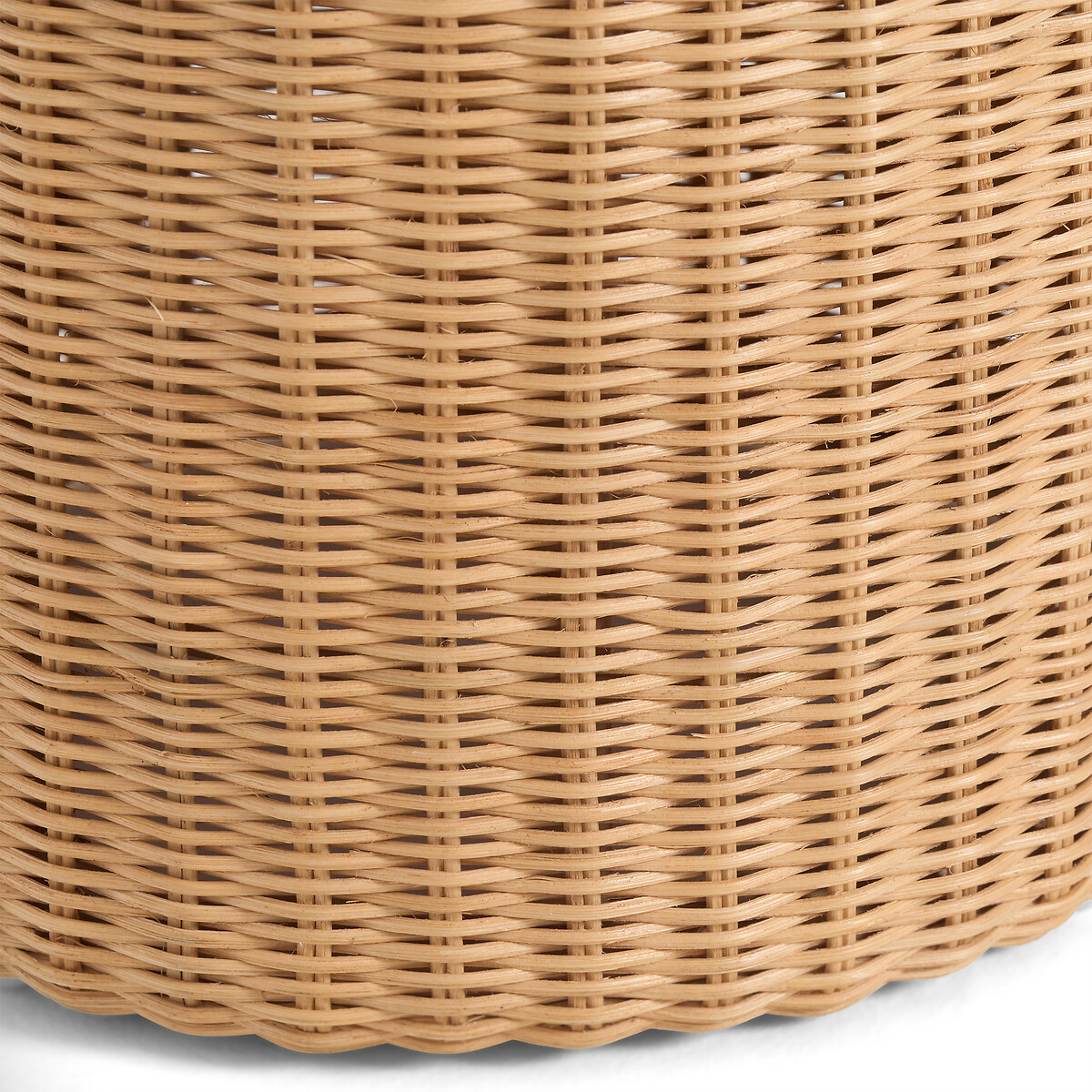 Pouf en rotin, POLINA rotin naturel, LA REDOUTE INTERIEURS