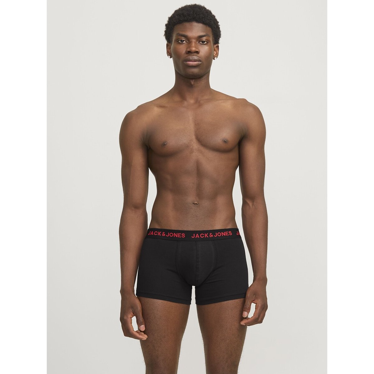Confezione da 7 boxer tinta unita nero , JACK & JONES