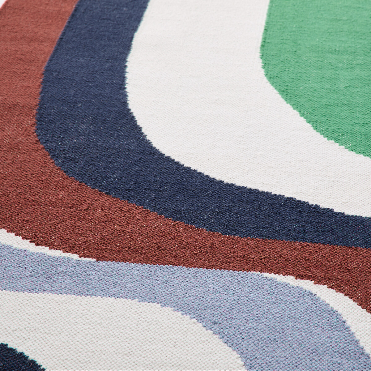 Tapis intérieur et extérieur, en polyester recyclé vert, MAPOÉSIE X LA REDOUTE INTÉRIEURS