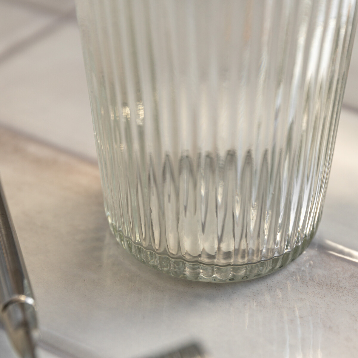 Glass Cocktail Shaker silver-coloured, ÉDITÉ