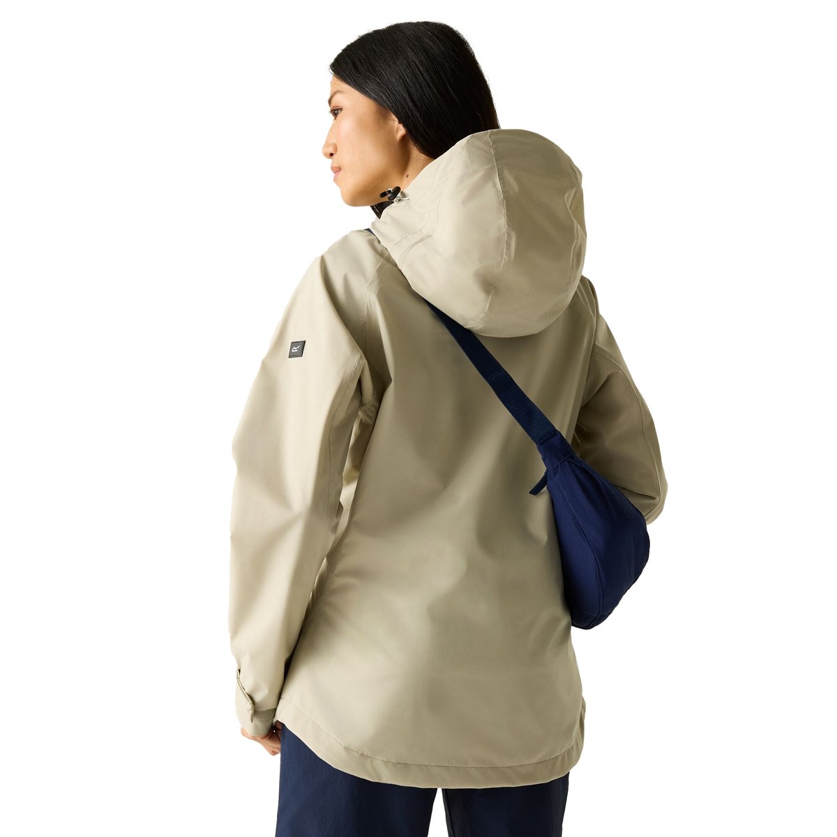 Veste imperméable à capuche FREESDALE blanc cassé, REGATTA