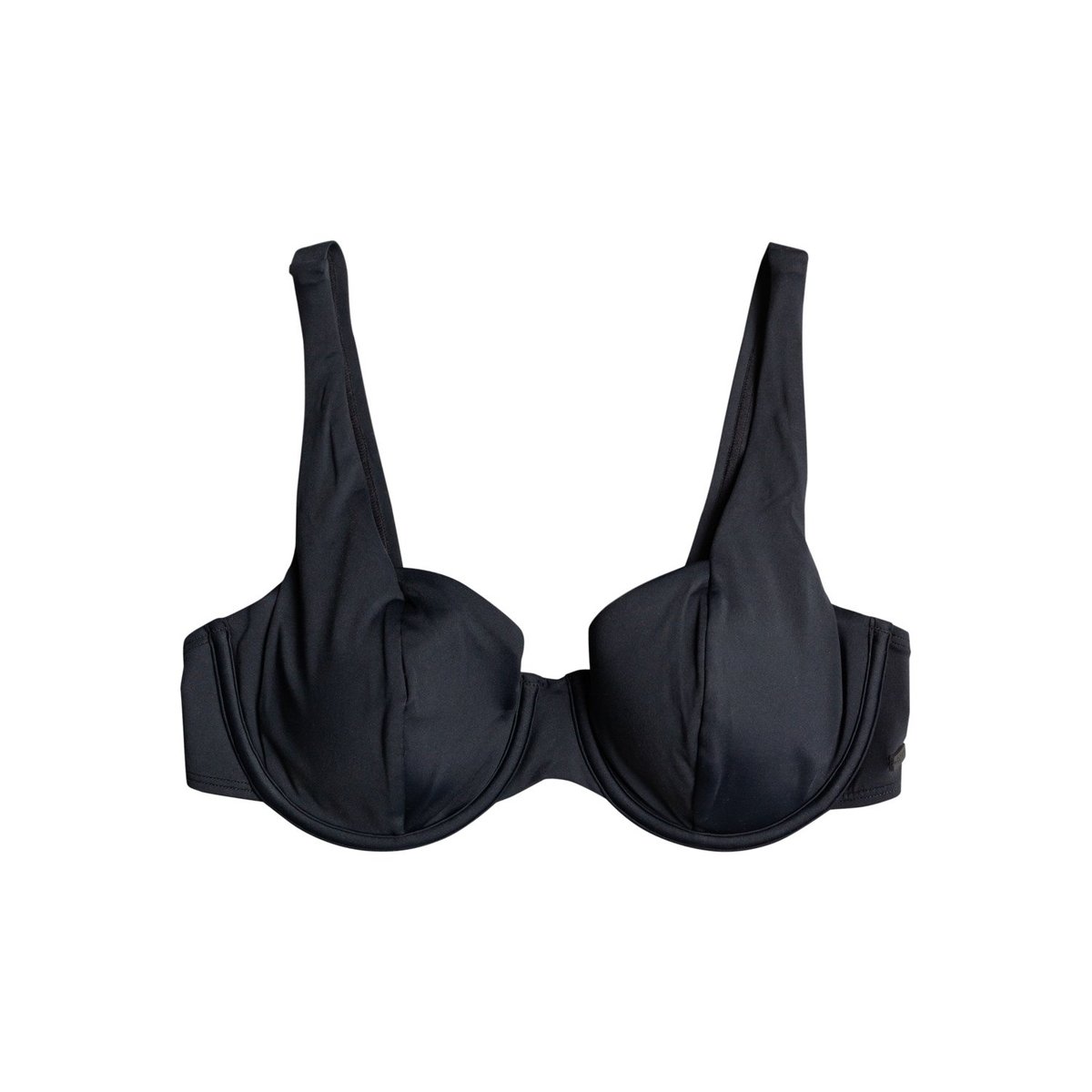 Haut de maillot de bain bikini à armatures bonnet D BEACH CLASSICS. noir anthracite, ROXY