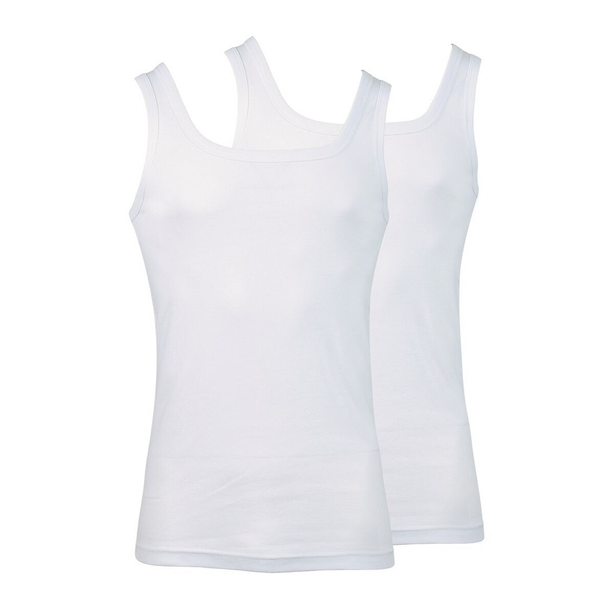Lot de 2 débardeurs Duo éco blanc + blanc, ATHENA