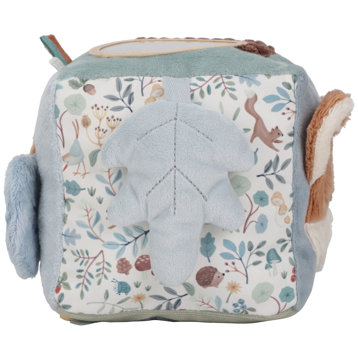 Cube d'activités bleu, beige, multicolore, marron, LITTLE DUTCH
