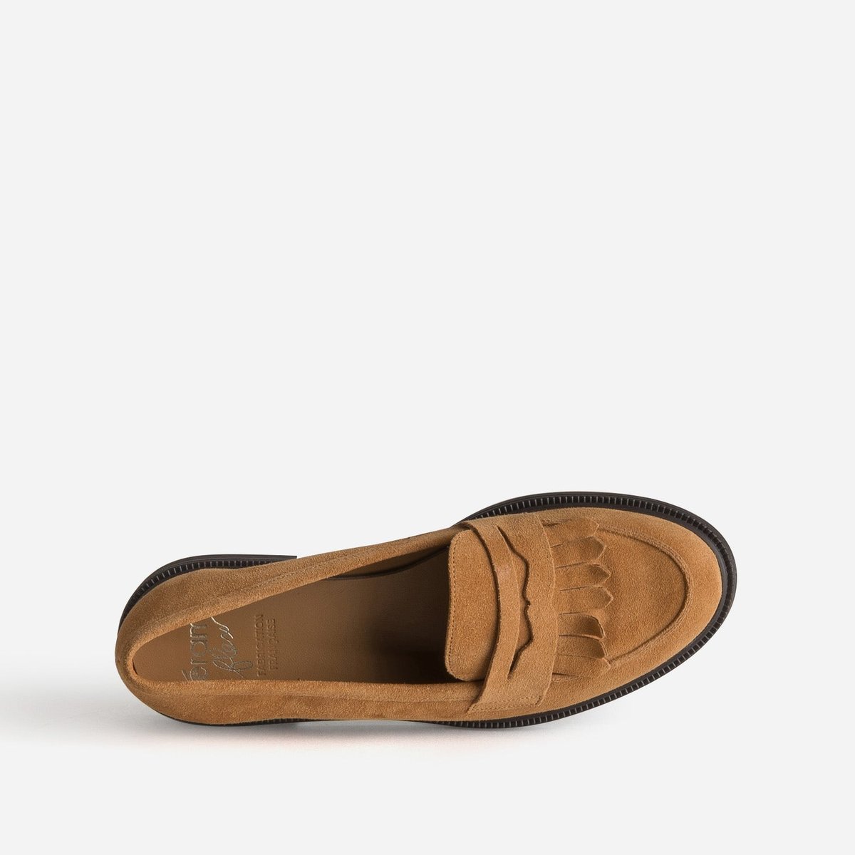 Mocassin en cuir LOUVA camel, ERAM