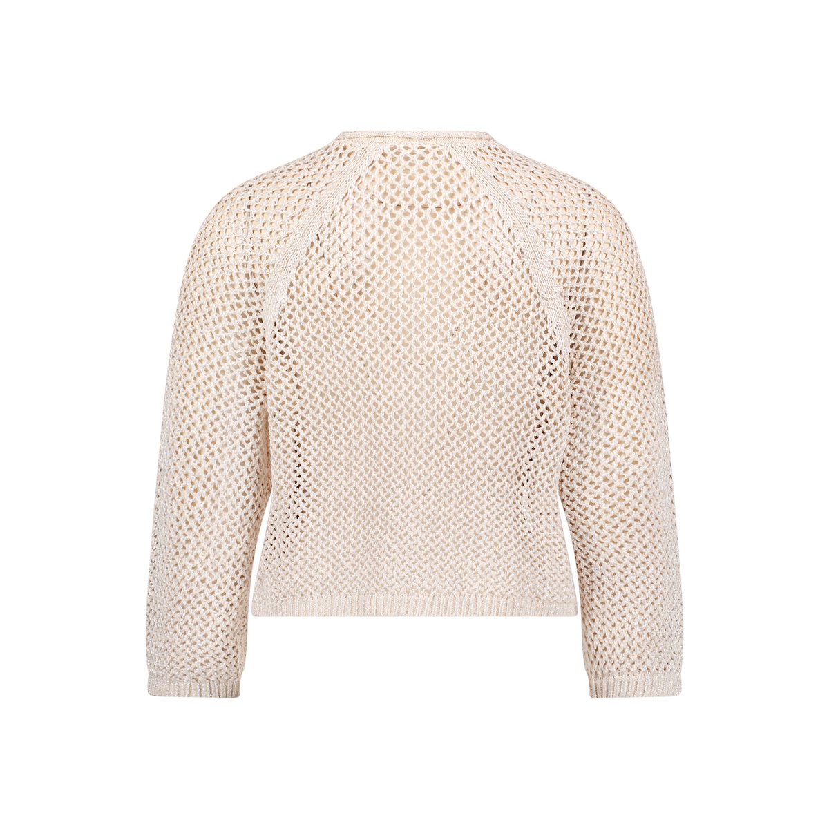 Cardigan en maille à effet brillant safari beige, CARTOON