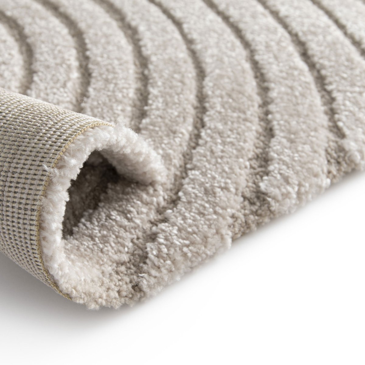 Tapis contemporain à motif géométrique- ESTEBAN beige, DRAWER