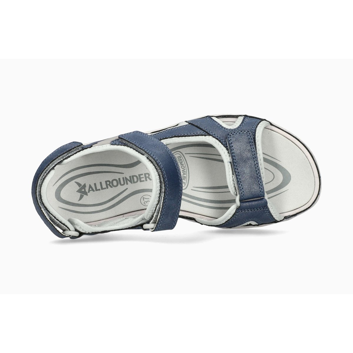 Sandales en textile synthetique ITS ME bleu 2007, MEPHISTO