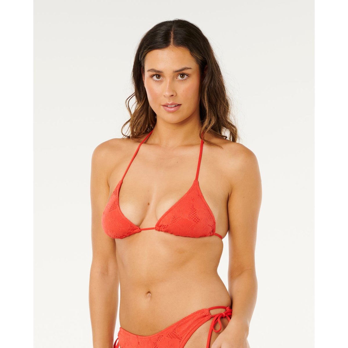 Haut de maillot de bain triangle coulissant Oasis rouge, RIP CURL