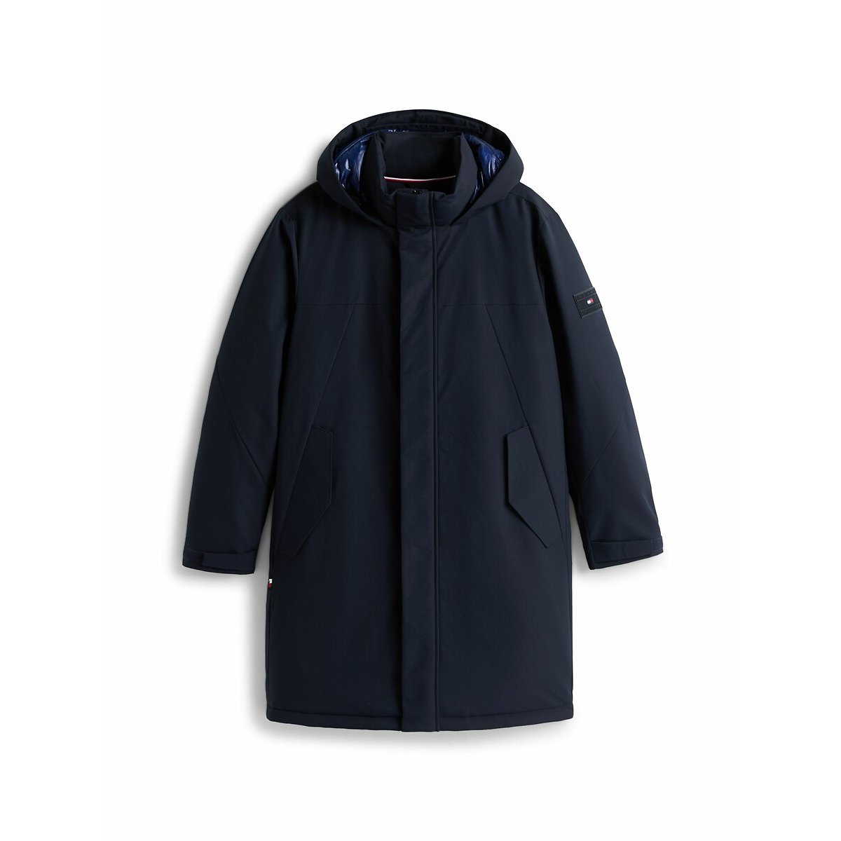 Technische jas met kap marineblauw, TOMMY HILFIGER