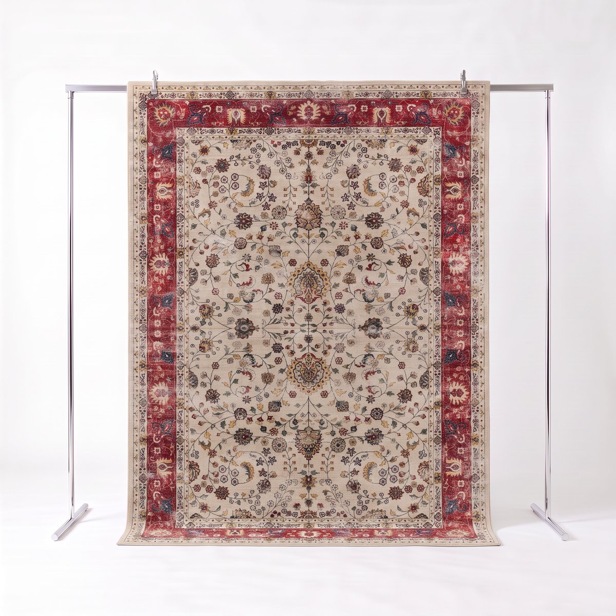 Tapis intérieur rectangulaire vintage IVO multicolore, SWEEEK