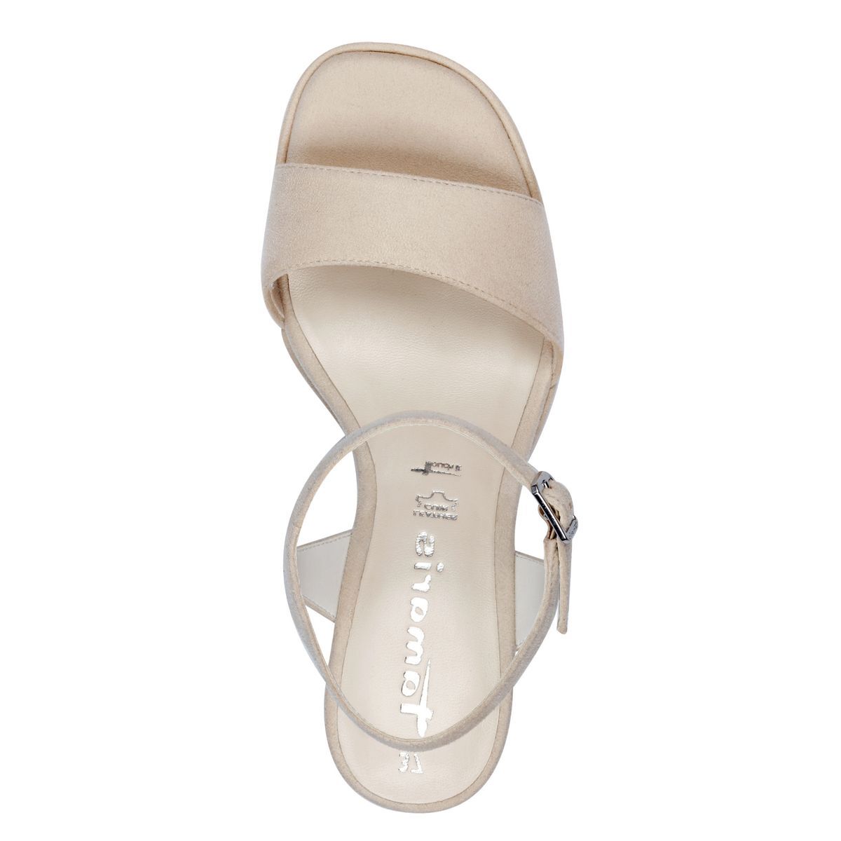 Sandales à talon beige nude, TAMARIS