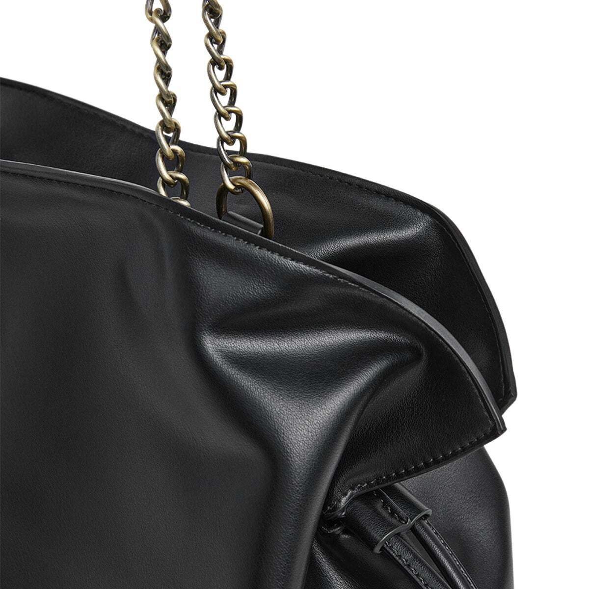 Sac Hobo Effet Cuir noir, PEPE JEANS